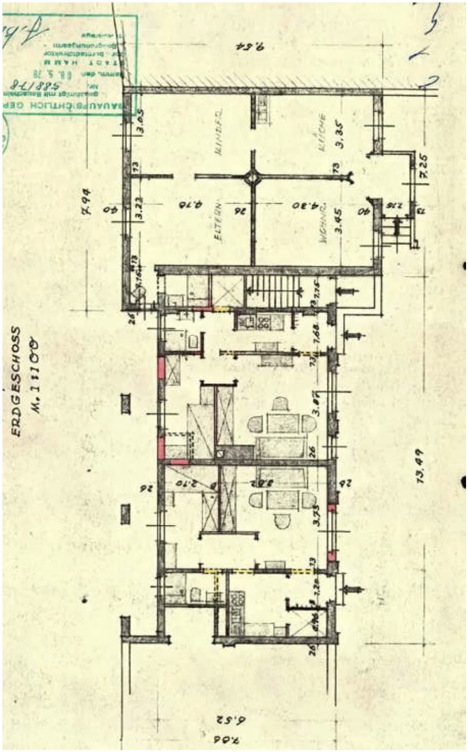 Wohn- und Geschäftshaus, Mehrfamilienhaus und Hofgebäude in Hamm — Bild 3