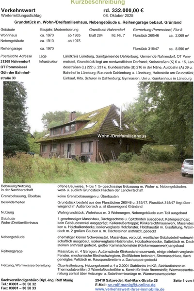 Mehrfamilienhaus in Nahrendorf