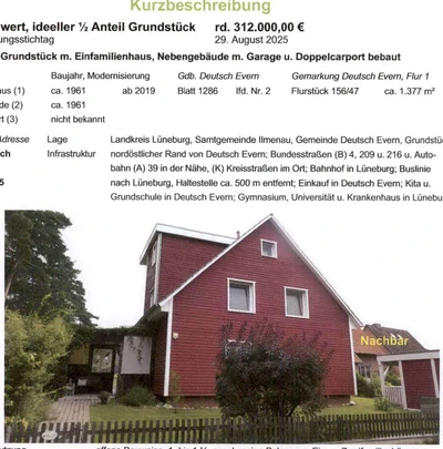 Einfamilienhaus in Deutsch Evern