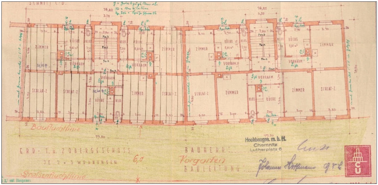 Mehrfamilienhaus in Chemnitz — Bild 3