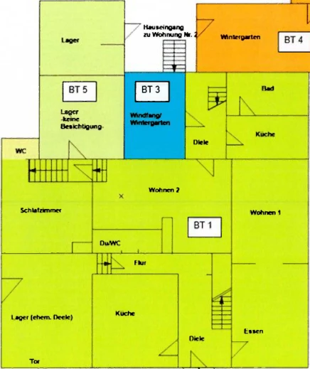 Zweifamilienhaus, Garage, Anbauten und Nebengebäude in Castrop-Rauxel — Bild 2