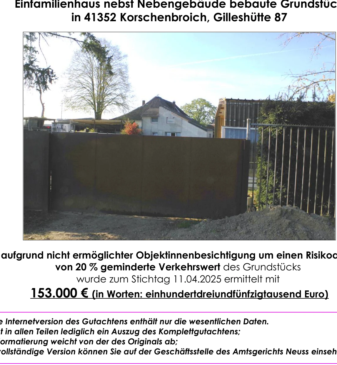 Einfamilienhaus mit Nebengebäude in Korschenbroich — Bild 3