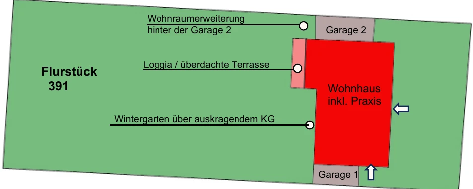 freistehendes Wohnhaus, zwei Garagen in Neuss — Bild 3
