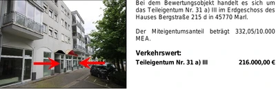 Gewerbeeinheit (z.B. Laden, Büro) in Marl