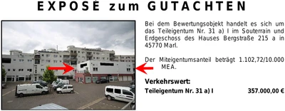 Gewerbeeinheit (z.B. Laden, Büro) in Marl