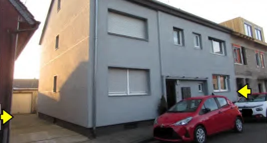 Mehrfamilienhaus, Garage, einseitig angebautes, vollunterkellertes, zweigeschossiges Mehrfamilienhaus (6 Wohneinheiten) mit ausgebautem Dachgeschoss sowie eine PKW-Garage in Düren