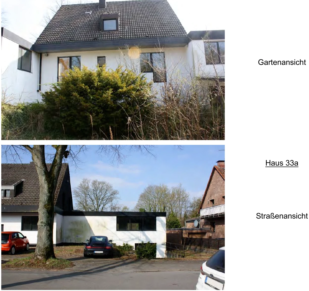 Baugrundstück mit drei miteinander verbundenen bereits überwiegend entkernten Abbruchgebäuden in Ratingen — Bild 2