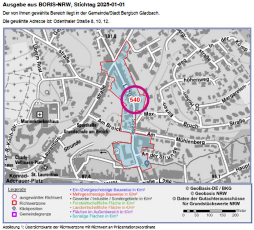 Baugrundstück in Bergisch Gladbach — Bild 2