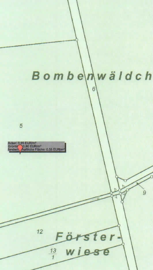 land- und forstwirtschaftlich genutztes Grundstück in Rauschenberg