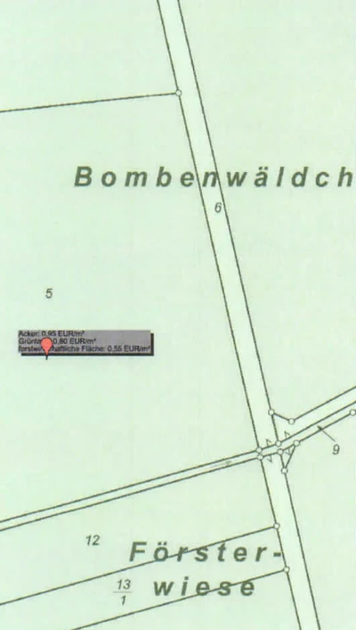 land- und forstwirtschaftlich genutztes Grundstück in Rauschenberg