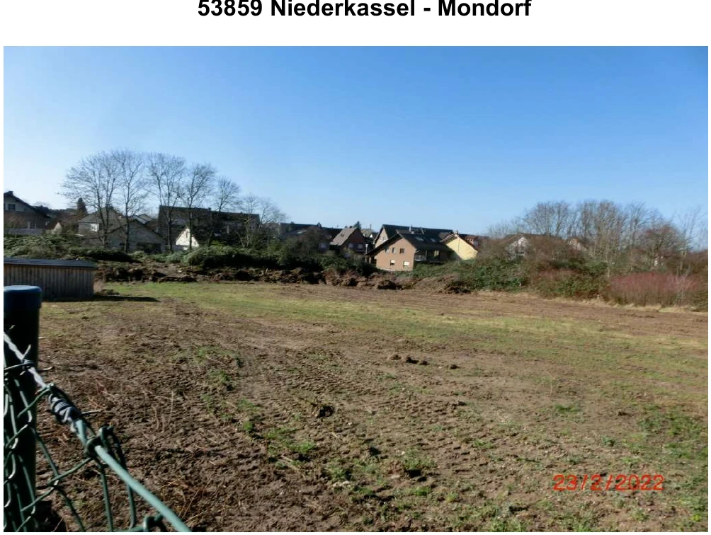 unbebautes Grundstück in Niederkassel — Bild 2