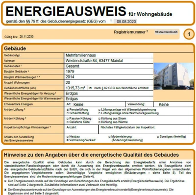 Eigentumswohnung (1 bis 2 Zimmer) in Maintal