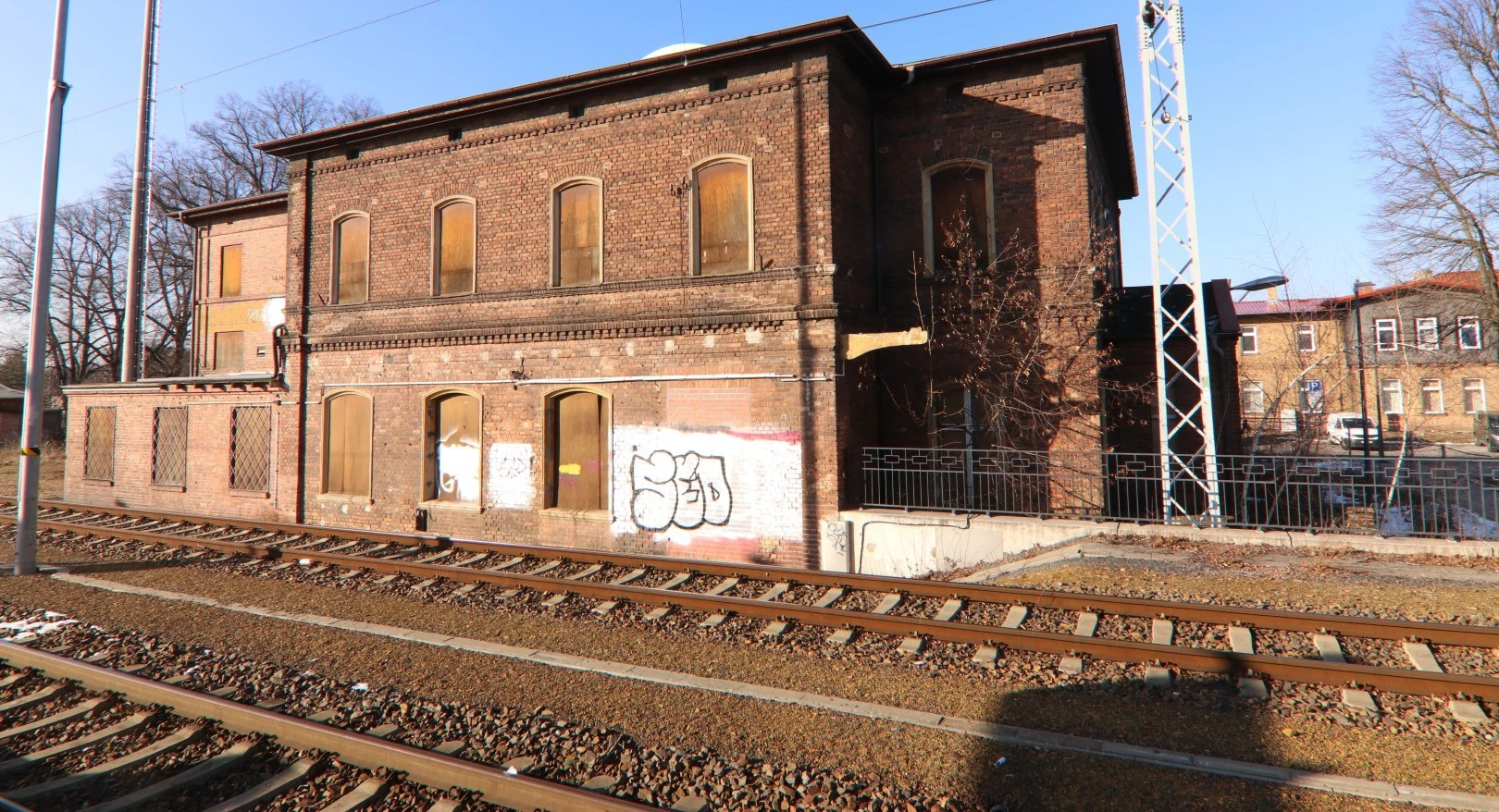 Sonstiges, ehem. Bahnhofsgebäude in Ruhland