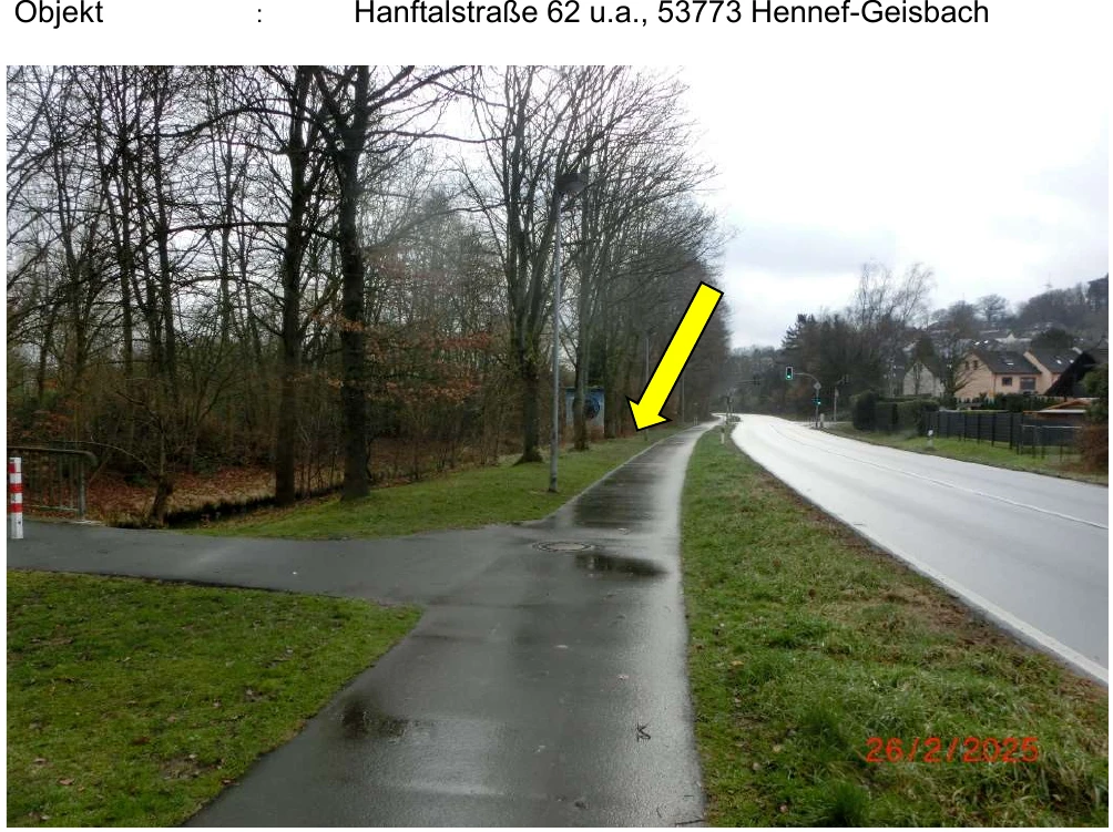 unbebautes Grundstück, gewerblich genutztes Grundstück in Hennef — Bild 2