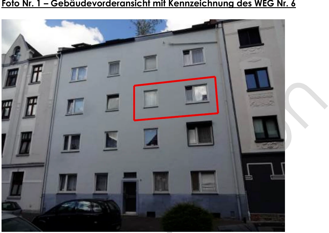 Eigentumswohnung (3 bis 4 Zimmer), Wohnung 2. OG rechts nebst Kellerraum in Bochum — Bild 3