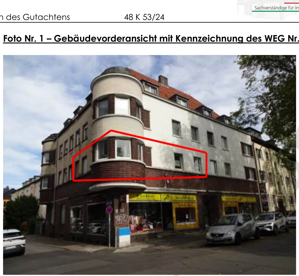 Eigentumswohnung (3 bis 4 Zimmer), Wohnungseigentum im 1. Obergeschoss links in Bochum — Bild 3
