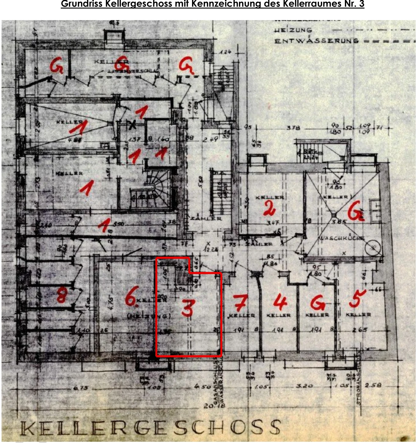 Eigentumswohnung (3 bis 4 Zimmer), Wohnungseigentum im 1. Obergeschoss links in Bochum