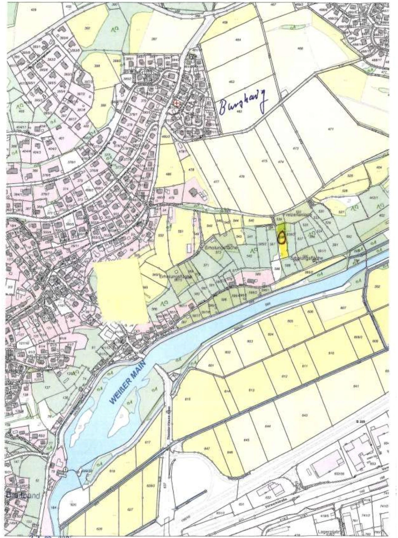 land- und forstwirtschaftlich genutztes Grundstück in Burghaig