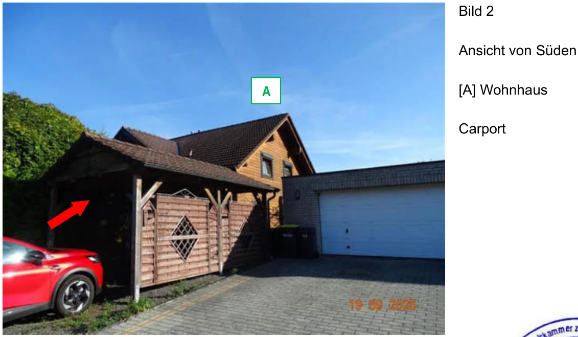 Doppelhaushälfte, nebst Carport und Gartenhaus in Engelskirchen — Bild 3