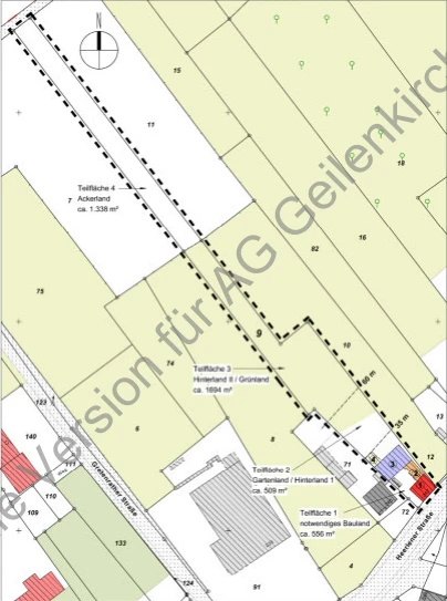 land- and forstwirtschaftlich genutztes Grundstück, Einfamilienhaus in Übach-Palenberg — Bild 3