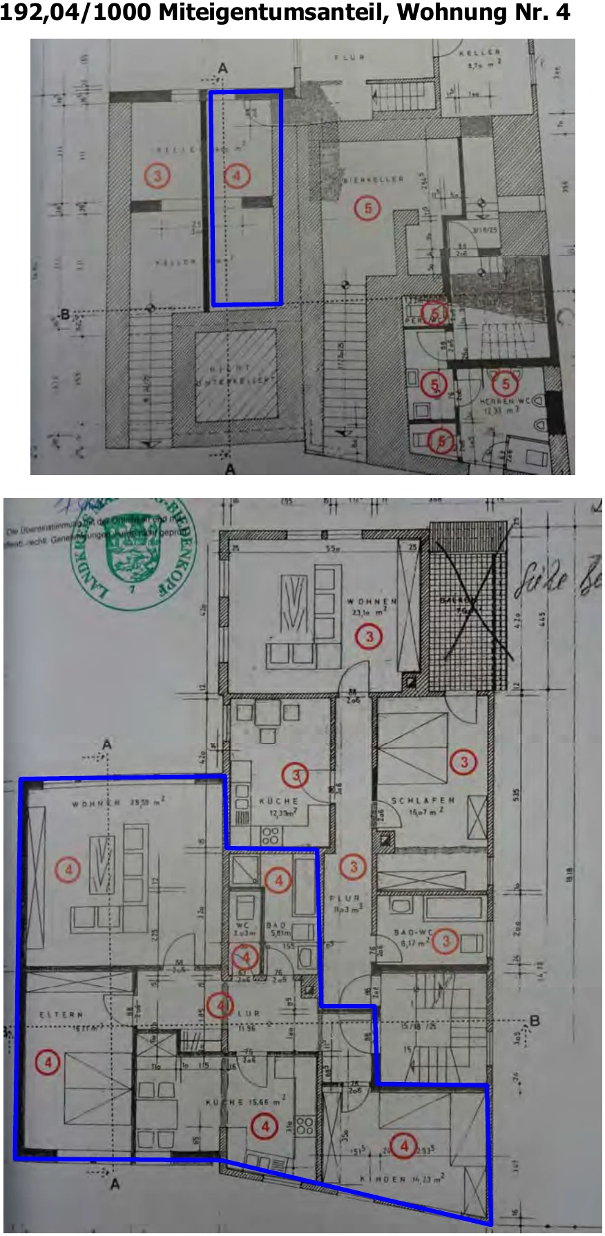 Eigentumswohnung (3 bis 4 Zimmer), Mehrfamilienhaus, Wohn-/Geschäftshaus, Wohnung und Anteil Grundstück in Biedenkopf — Bild 3