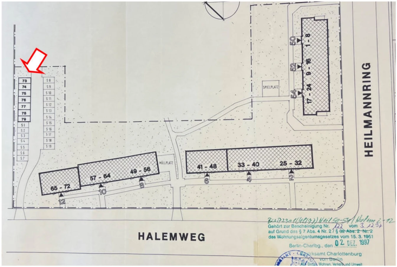 Kfz-Stellplatz in Berlin