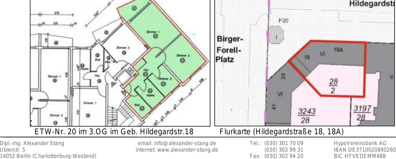 Eigentumswohnung (2 1/2 Zimmer) in Berlin — Bild 3