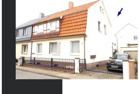 Einfamilien-Doppelhaushälfte, Einfamilienhaus sowie Nebengelassen in Nordhausen — Bild 2