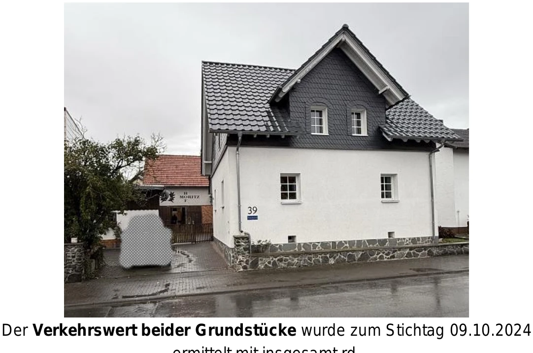 Einfamilienwohnhaus mit Nebengebäuden sowie rückseitig angrenzendes, unbebautes Grundstück in Schöffengrund — Bild 2