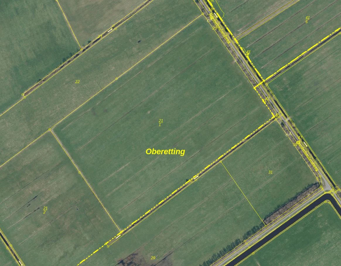 land- und forstwirtschaftlich genutztes Grundstück, Grünland in Moormerland