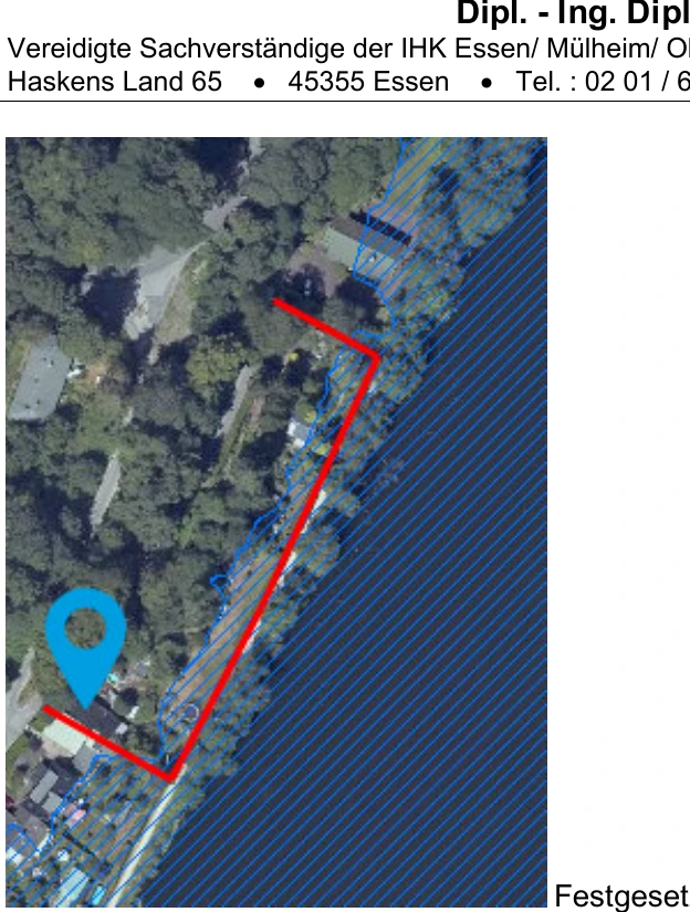 Grundstücke mit Gartenlauben, Stell- und Wegeflächen in Essen — Bild 2