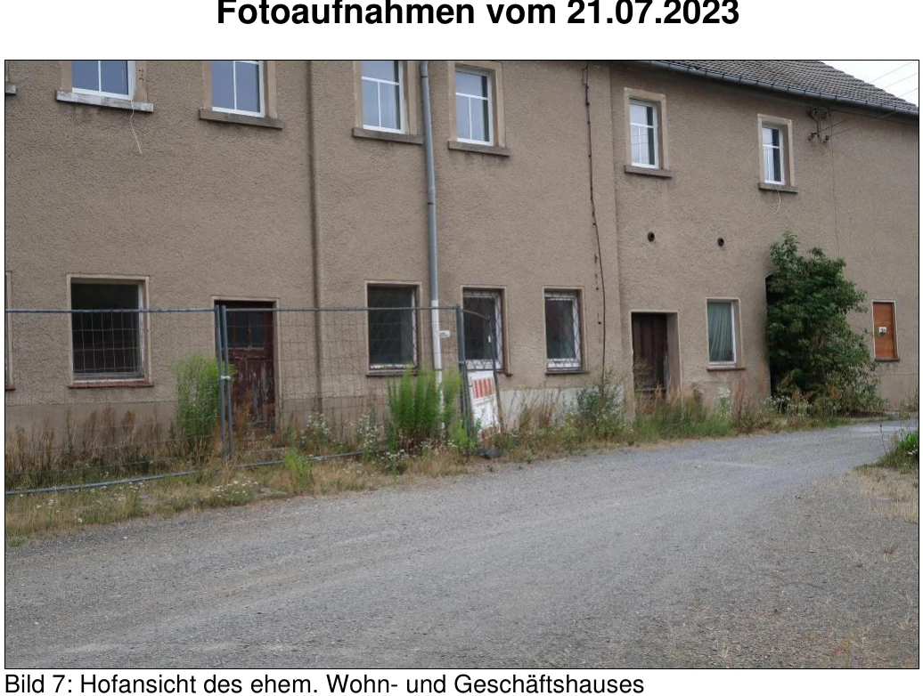 ehemaliges Wohn- und Geschäftshaus mit Wirtschaftsanbau in Großenhain — Bild 2