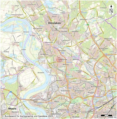 Einfamilienhaus mit Einliegerwohnung und Garage bebaute Grundstück in Duisburg