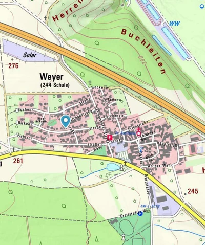 PKW-Reihenmittelgarage in Gochsheim