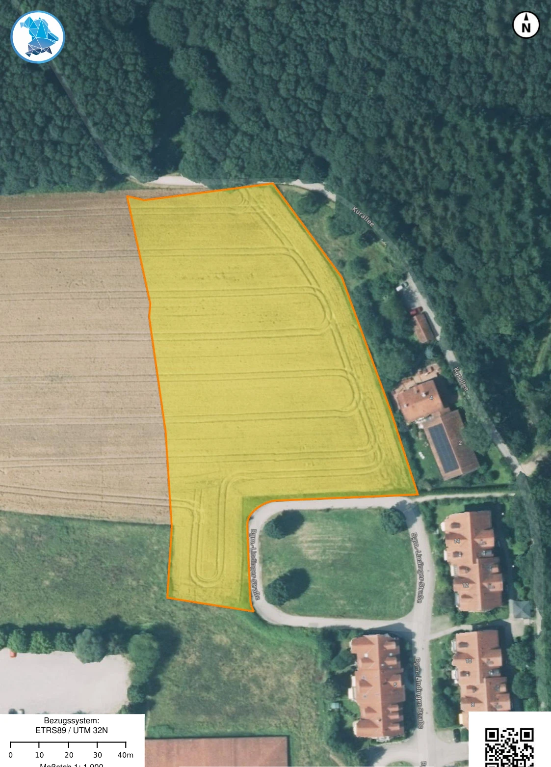 unbebautes Grundstück in Bad Griesbach i. Rottal