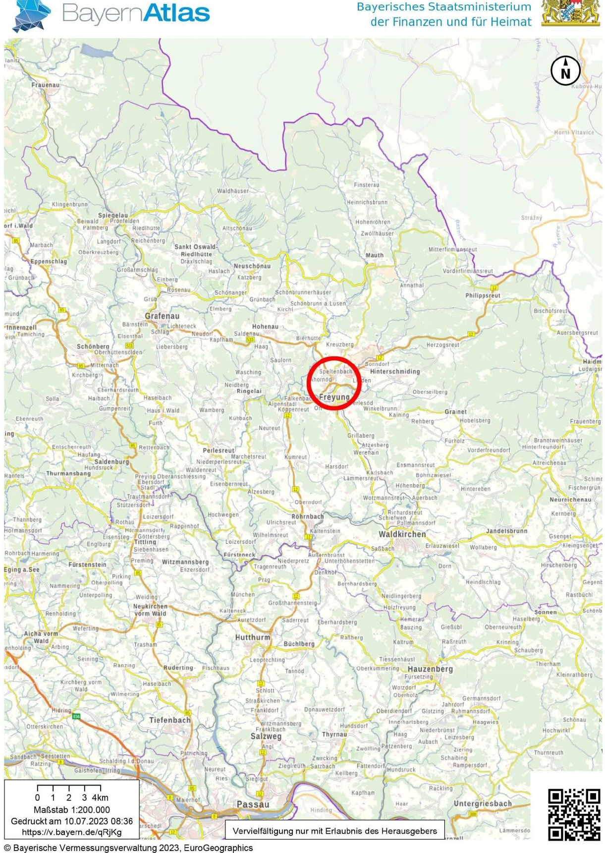 Einfamilienhaus, Wiesenfläche, Verkehrsfläche in Freyung — Bild 3