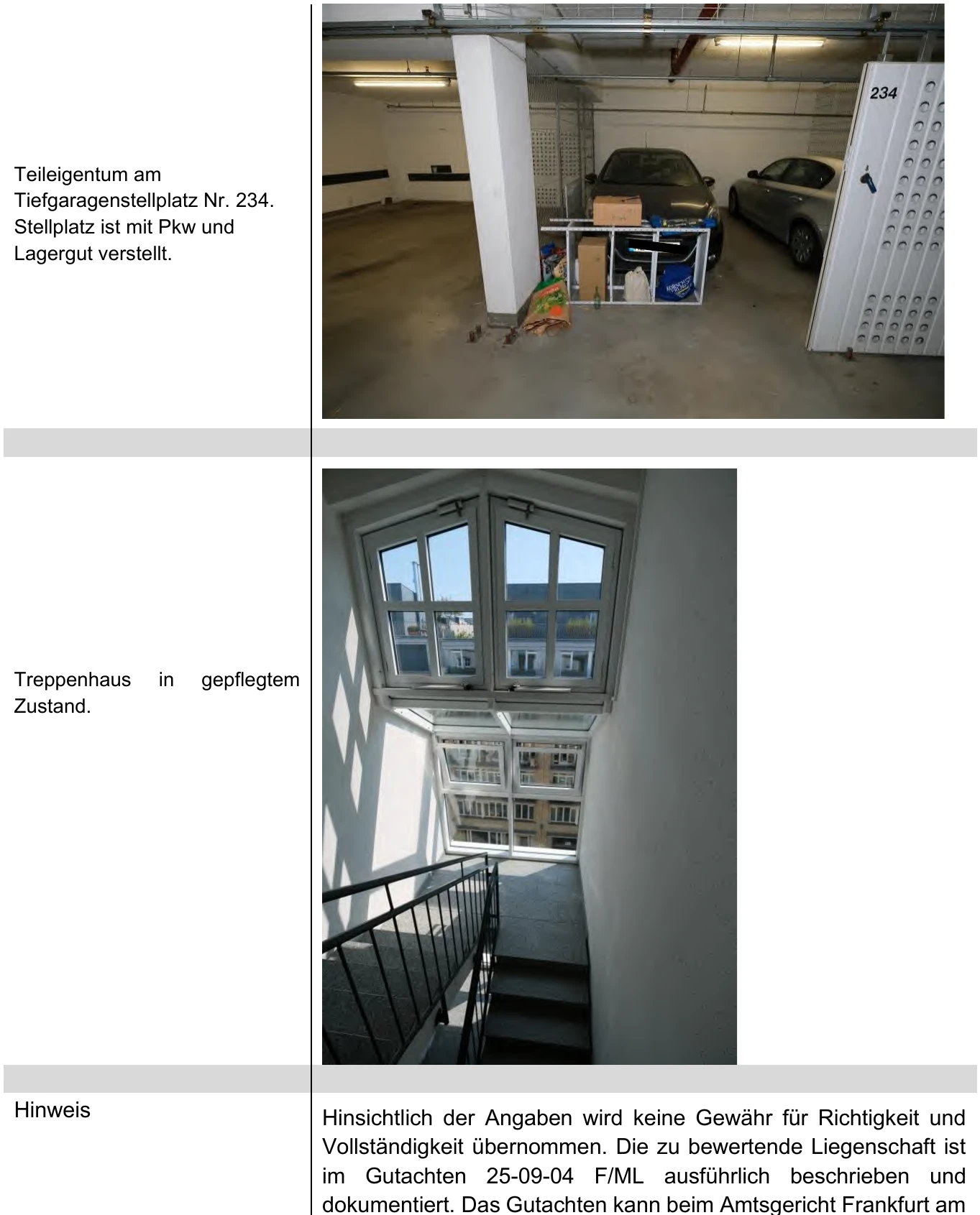 Eigentumswohnung (1 bis 2 Zimmer), Kfz-Stellplatz (Tiefgarage) in Frankfurt am Main — Bild 2