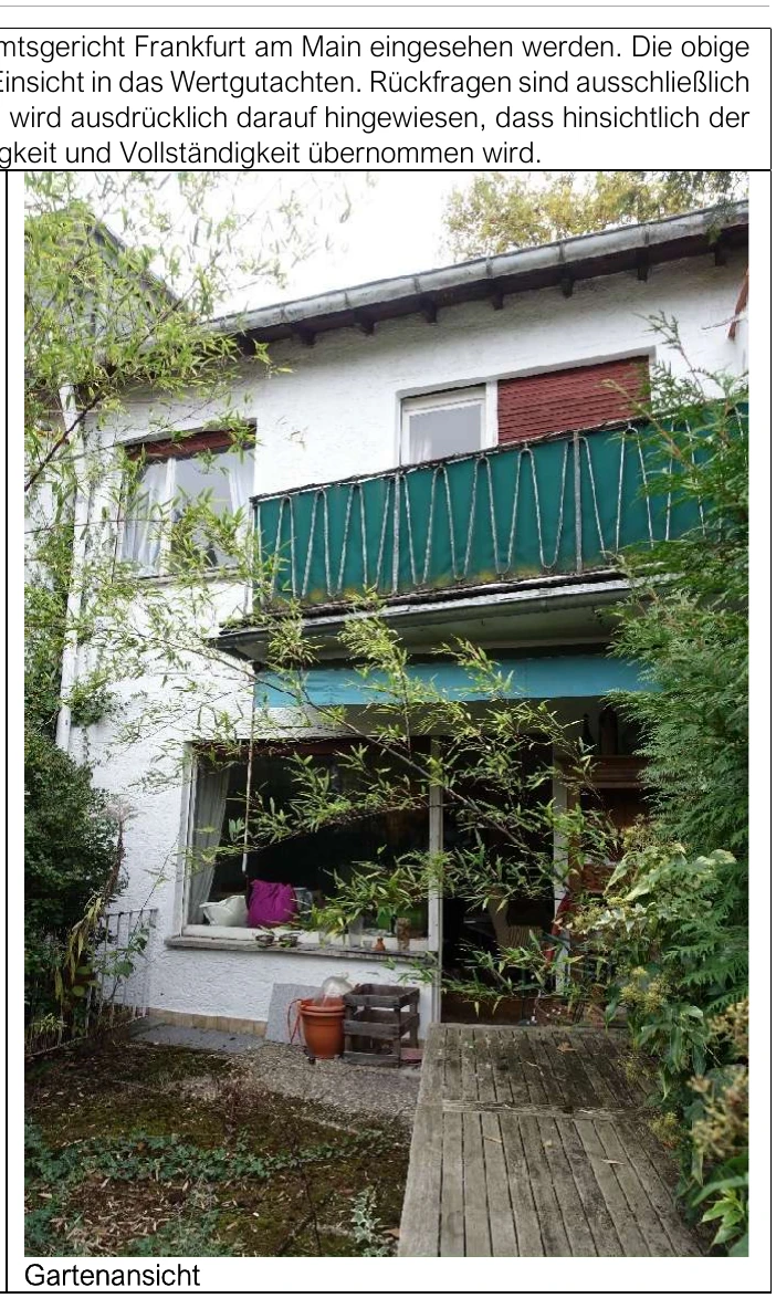 2-geschossiges Einfamilien-Reihenhaus mit ausgebautem Dachgeschoss und Keller in Frankfurt am Main — Bild 2