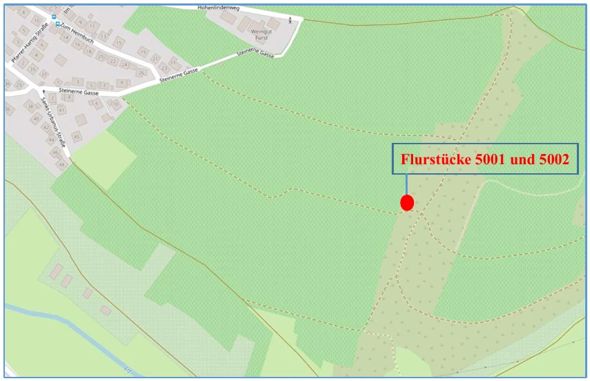 land- und forstwirtschaftlich genutztes Grundstück in Bürstadt