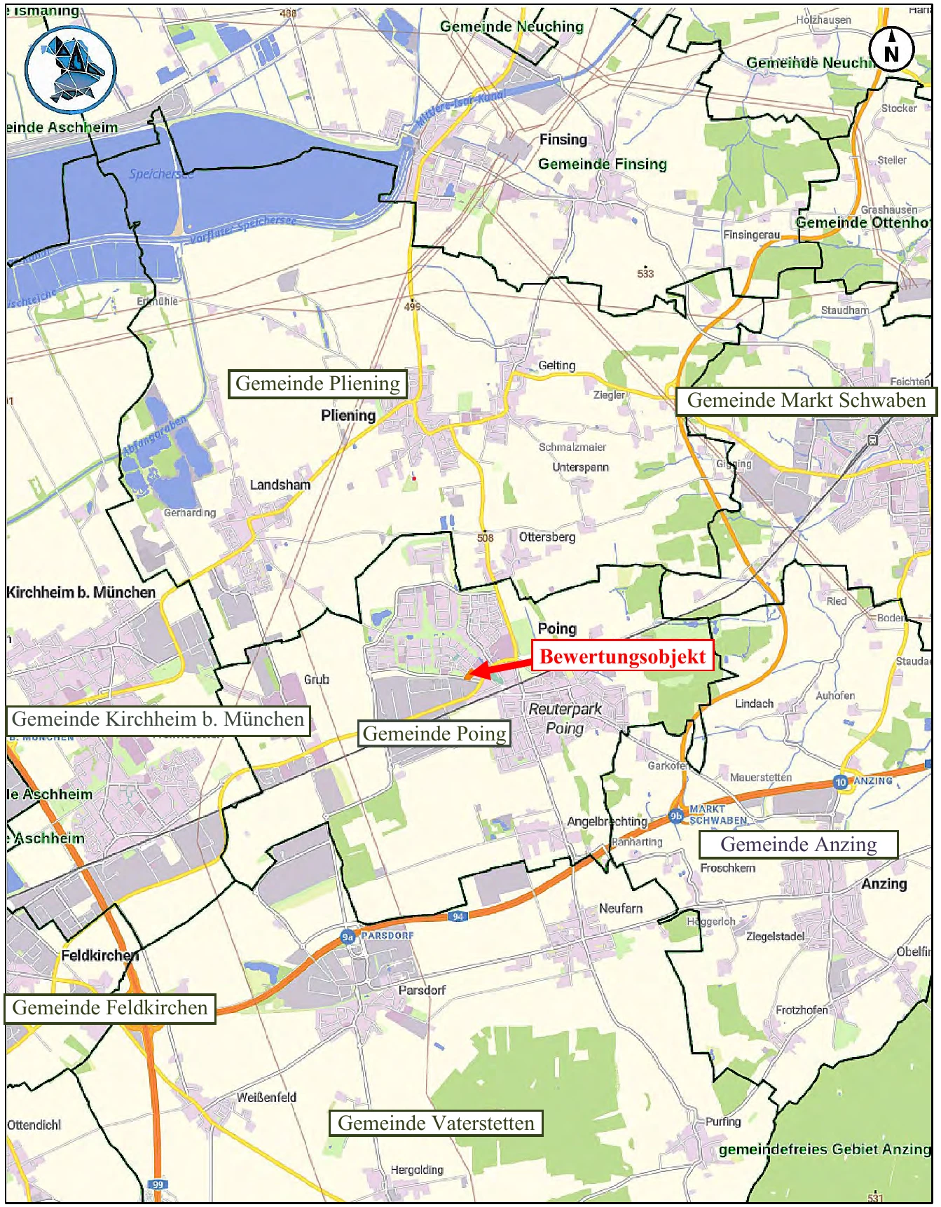 Eigentumswohnung (1 bis 2 Zimmer), Kfz-Stellplatz (Tiefgarage), Sonstiges in Poing — Bild 3