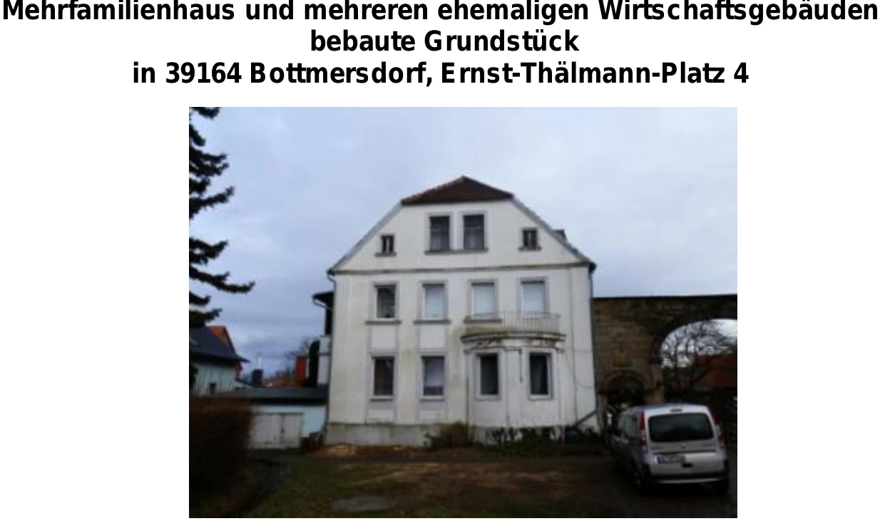 Mehrfamilienhaus mit mehreren ehemaligen Wirtschaftsgebäuden in Bottmarsdorf — Bild 2