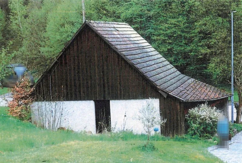 Schuppengebäude mit integrierter Garage in Wüstenrot — Bild 2