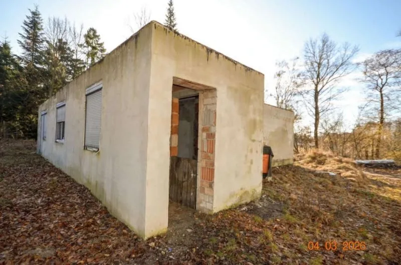 Grundstück mit Rohbau eines Einfamilienhauses in Lindow (Mark) OT Klosterheide — Bild 2