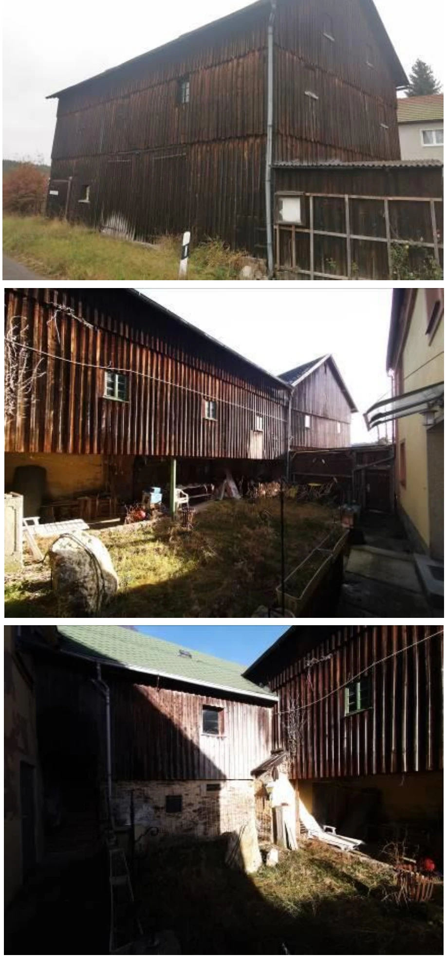 Bauernhaus mit 2 Holzscheunen, Wiesengrundstück, Garagengrundstück mit 2 Massivgaragen in Schönwald — Bild 2