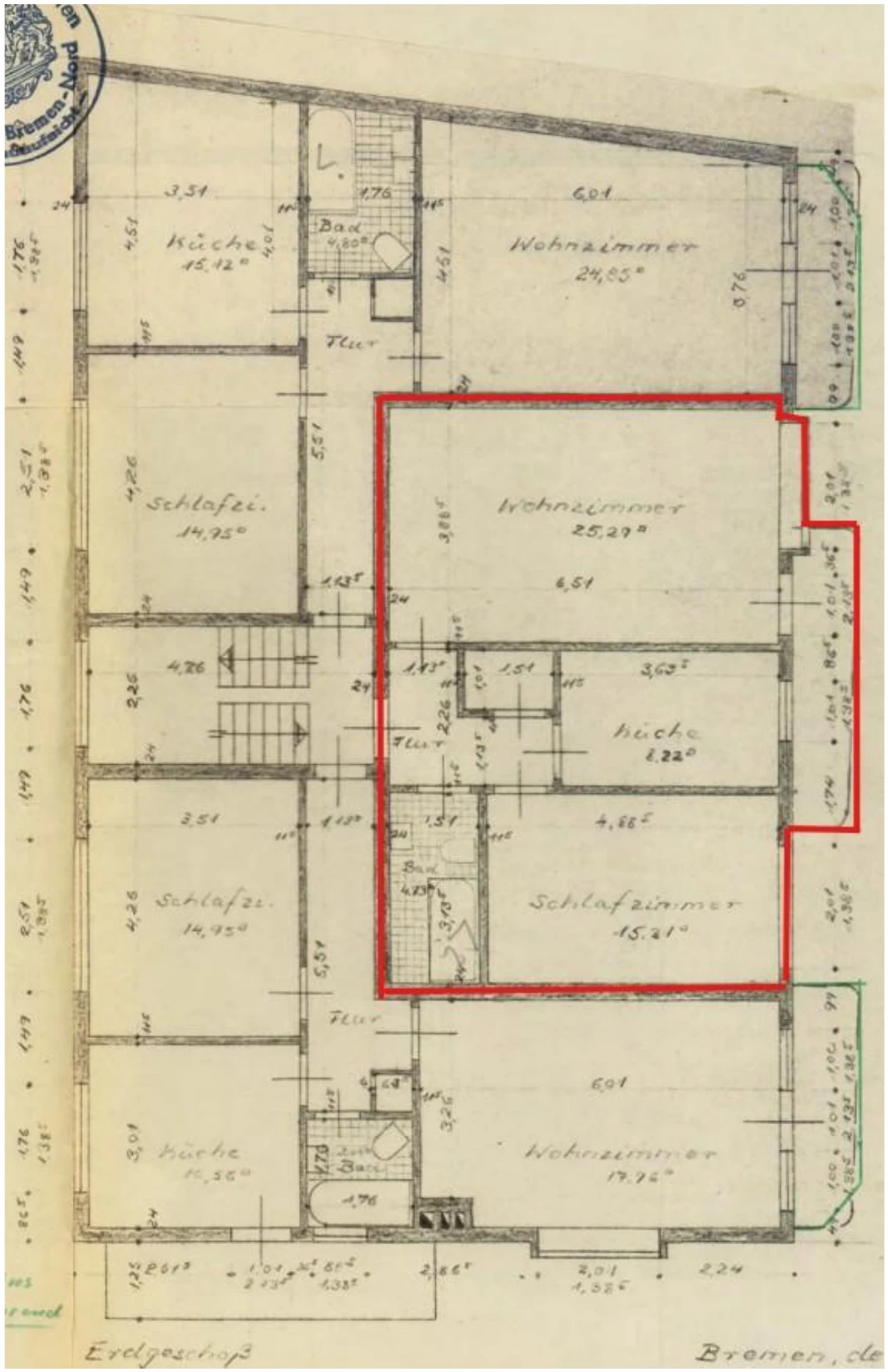 Eigentumswohnung (1 bis 2 Zimmer) in Bremen — Bild 3