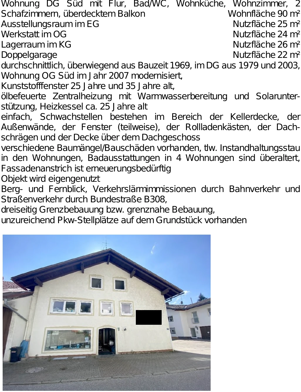 Wohn-/Geschäftshaus in Oberstaufen — Bild 2