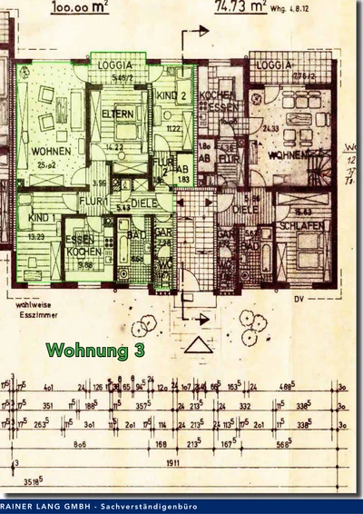 Eigentumswohnung und Fertigteilgarage in Selb