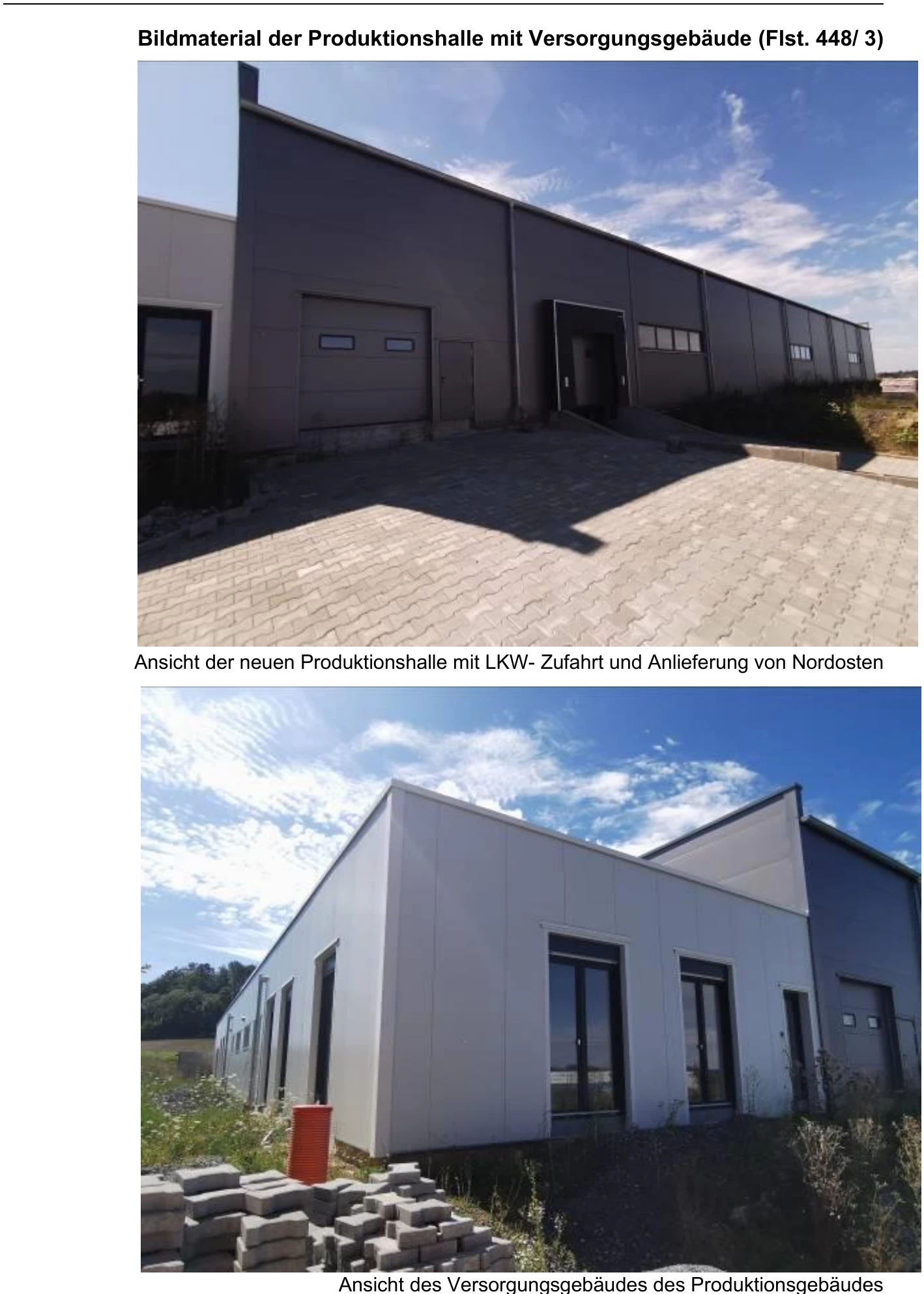 Verwaltungs- und Bürogebäude, Parkplatzgrundstück mit Garagen, unbebautes Grundstück, Produktionsgebäude in Gumpertsreuth — Bild 3