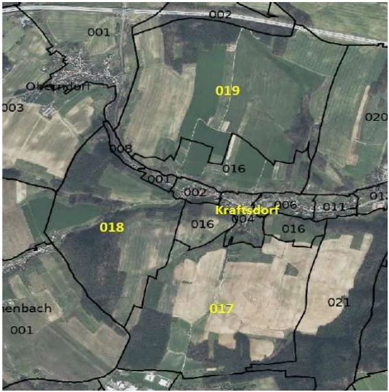 land- und forstwirtschaftlich genutztes Grundstück in Kraftsdorf — Bild 3