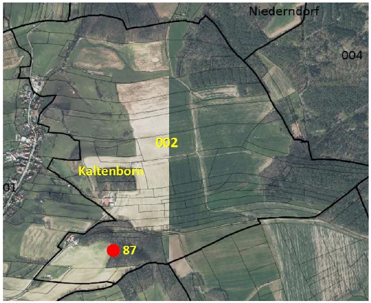 land- und forstwirtschaftlich genutztes Grundstück in Kraftsdorf — Bild 3